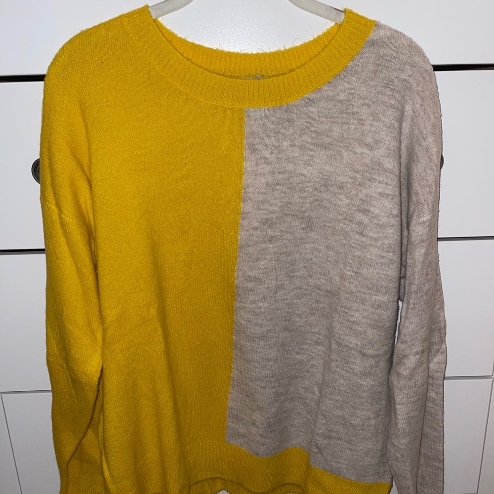 Anthropologie Lea Colorblocked Sweater Lounge Set